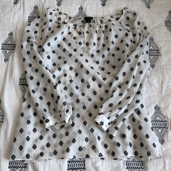 J.Crew 3/4 length sleeve Blouse - Picture 3 of 3